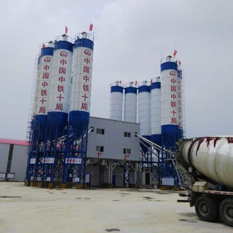 XCMG concrete batching plant HZS270VD environmental protection 270m3 concrete mixer plant for sale